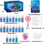 Aqua Fairy Water Gel Kit for Kids, Magic Water Elf Toy Kit with 20 Colors Magic Gel, Aqua Fairy kit with 24 Shape Molds, Crate Your Own Magic Elf Kits Water Pets Craft Kits for Kids - Image 9