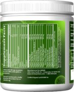 MRM Nutrition Organic Pre-Workout Powder | Black Cherry Flavored | Superfoods + 150mg Natural Caffeine + adaptogens | Clean Energy + Focus| Healthy Blood Flow | Vegan + Non-GMO | 20 Servings - Image 3