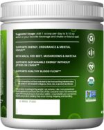 MRM Nutrition Organic Pre-Workout Powder | Black Cherry Flavored | Superfoods + 150mg Natural Caffeine + adaptogens | Clean Energy + Focus| Healthy Blood Flow | Vegan + Non-GMO | 20 Servings - Image 4