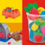 Play Doh Swirlin' Smoothies Toy Blender Playset, Play Kitchen Appliances, Kids Arts and Crafts Toys for 3 Year Old Girls and Boys and Up - Image 4
