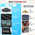 BAGAIL Weighted Vest, 5lb/8lb/10lb/12lb/15lb/20lb/25lb/30lb Weight Vest for Walking & Weight Loss, Reflective Rucking Vest with Phone Pouch for Women & Men, Home Gym & Outdoor Training - Image 4