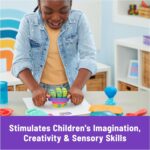 Kinetic Sand, Ultimate Sandisfying Set with 2lbs Play Sand (Pink, Yellow & Teal), 10 Tools & Molds, Sensory Toys, Holiday Gifts & Stocking Stuffers for Kids Ages 3 and up - Image 5