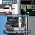 Oven Lock Child Safety, 1 Pack, Oven Door Lock Child Safety, Oven Baby Proofing, Heat-Resistant, Durable & Easy to Install Oven Safety Locks for Toddlers, Baby Proof Oven (White) - Image 3