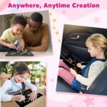 ZMLM Scratch Paper Art-Crafts Gift: 2 Pack Rainbow Notebooks Supplies Toys Easter Basket Stuffers for 3 4 5 6 7 8 9 10 Years Old Girls and Boys Kids Birthday Party Games (Pink) - Image 4