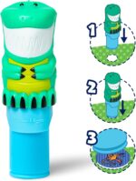 Melissa & Doug Sticker Wow!™ 24-Page Activity Pad and Sticker Stamper, 300 Stickers, Arts and Crafts Fidget Toy Collectible Character – Dinosaur Creative Play Travel Toy for Girls and Boys 3+, - Image 4