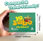 Yo Sabo: Edition 1 - The Original Bilingual Card Game – Learn Spanish with Fun Trivia & Challenges – Family-Friendly Juego de Mesa with 160 Cards for All Ages - Image 3
