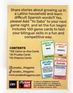 Yo Sabo: Edition 1 - The Original Bilingual Card Game – Learn Spanish with Fun Trivia & Challenges – Family-Friendly Juego de Mesa with 160 Cards for All Ages - Image 4