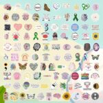 105 PCS Mental Health Stickers, Mental Health Matters Awareness Stickers for Kids Adults, Therapy Vinyl Decals for Water Bottles, Laptop, School Therapist Must Haves - Image 3