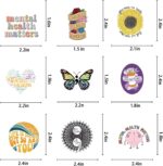 105 PCS Mental Health Stickers, Mental Health Matters Awareness Stickers for Kids Adults, Therapy Vinyl Decals for Water Bottles, Laptop, School Therapist Must Haves - Image 4