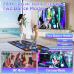 Dance Mat for Adults and Kids - Plug and Play TV Electronic Dance Mat Game, Wireless Dance Pad, Fun Dance Fitness Games for Kids, Christmas and Boys and Girls Birthday Gift Ideas, Blue - Image 3