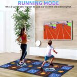 Dance Mat for Adults and Kids - Plug and Play TV Electronic Dance Mat Game, Wireless Dance Pad, Fun Dance Fitness Games for Kids, Christmas and Boys and Girls Birthday Gift Ideas, Blue - Image 5
