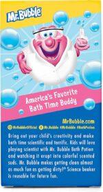 Mr. Bubble Kids Original Bath Bomb Potions - Colorful Fizzy Fun - Cool Foam and Bubble Science Beaker Bath Toys (Pack of 4) - Image 3