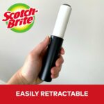 Scotch-Brite Mini Travel Lint Roller, Works Great On Pet Hair, 30 Sheets - Image 4