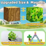 EchoPlan Magnetic Blocks, 100PCS Magnetic Building Blocks to Build a 3D World, STEM Sensory Construction Stacking Magnet Blocks Toy for Kids Ages 3+, Boys and Girls Christmas Birthday Gifts - Image 3