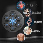 EPHESPORT Music Boxing Machine with Gloves, Smart Wall-Mounted Punching Target with Rhythm Lights, Interactive Boxing Game for Kids, Teens & Adults, Fun Family Fitness & Home Workout Gift - Image 5