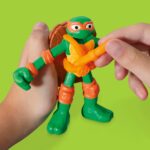 Play-Doh Teenage Mutant Ninja Turtles Cowabunga Creations Bendy 4 Inch Action Figures Set, Kids Arts & Crafts, TMNT Toys for Boys & Girls 4+ - Image 7