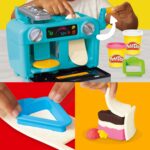 Play-Doh Super Slice Cake Playset, Toy Oven with Play Kitchen Accessories & 11 Modeling Compound Cans, Kids Arts & Crafts,, Ages 3+ - Image 4