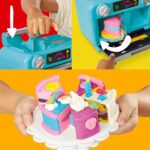 Play-Doh Super Slice Cake Playset, Toy Oven with Play Kitchen Accessories & 11 Modeling Compound Cans, Kids Arts & Crafts,, Ages 3+ - Image 10