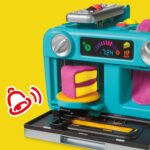 Play-Doh Super Slice Cake Playset, Toy Oven with Play Kitchen Accessories & 11 Modeling Compound Cans, Kids Arts & Crafts,, Ages 3+ - Image 12