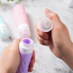 18 Pack travel Bottles for Toiletries, TSA Approved Silicone Travel Containers Leak Proof Refillable Travel Accessories for Shampoo Conditioner Lotion Body Wash(Multicolored C) - Image 6