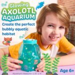 Creativity for Kids Glowing Axolotl Aquarium - Axolotl Crafts and Toys for Girls and Boys, STEM Science Kits for Kids, Craft Kits and Axolotl Gifts for Girls and Boys (Ages 6+) - Image 4