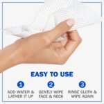 Olay Cleansing Wipes, Daily Facials, Power of a Makeup Remover, Scrub, Toner, Mask and Cleanser - Fragrance-Free, Textured No-Soap Cloth, Gentle Skin Care, Vitamin Complex-Infused Formula, 66 ct - Image 4