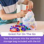 Fat Brain Toys Plip Kit, Building Toys for Creative Play, Creative Construction Play Set, Kids Toys Ages 5 to 12 - Image 6