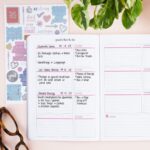 Erin Condren Designer Petite Planner - Goal Setting Journal Editions with Illustrative, Functional, Cute Sticker Pack that Includes Inspirational Quotes for Customization (Goal Setting 2) - Image 5