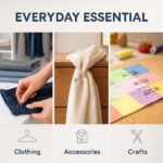 Mr. Pen 300 Pack Safety Pins, Assorted 5 Different Sized, Nickel Plated Steel, Rust Resistant, Small & Large Sizes, Bulk, for Clothes, Crafts, Pinning, Sewing, Art - Image 8