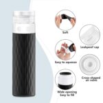 Travel Bottles for Toiletries, TSA Approved 3.4oz Travel Size Containers, BPA Free Leak Proof Silicone Traveling Bottles, Refillable Travel Essentials Kits for Shampoo Conditioner(4 Pack)-A - Image 4