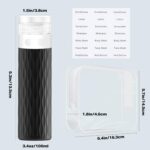 Travel Bottles for Toiletries, TSA Approved 3.4oz Travel Size Containers, BPA Free Leak Proof Silicone Traveling Bottles, Refillable Travel Essentials Kits for Shampoo Conditioner(4 Pack)-A - Image 5