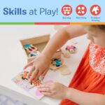 Melissa & Doug Disney Minnie Mouse Dress-Up Puzzle, 18 Pieces Mix and Match Outfits, Sorting & Matching Toy with Storage Case, Educational Puzzle for Toddlers Ages 3+ - Image 6