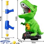 Moveable Dinosaur Shooting Toys for Kids 3-8 Years, Movable Shooting Target Toy with Air Pump Guns, Interactive Competition Game Gift for Boys and Girls Ages 3 4 5 6 7 8 Years Old - Image 3