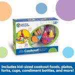 Learning Resources New Sprouts Cookout! Food, Pretend Play Food, Toddler Outdoor Toys, 19 Pieces, Ages 18 mos+ - Image 4