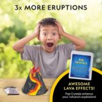 National Geographic Ultimate Volcano Kit – Erupting Volcano Science Kit for Kids, 3X More Eruptions, Pop Crystals Create Exciting Sounds, STEM Science & Educational Toys (Amazon Exclusive) - Image 3