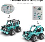 Buildable 3D Metal Engineering Kit 194-Piece STEM Set for Ages 8-16 Develops Logic Skills DIY Project Ideal Gift for Kids (Blue) - Image 5