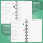 PLANBERRY Weekly Planner – Undated Life Organizer & Budget Planner – Time Management, Goal Setting, To-Do List, Work-Life Balance & Habit Tracker – 6.1″ x 8.1″ (Green Pastures) - Image 6