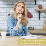 Undated Weekly Planner, Weekly To Do List Notebook with Goal & Habit Tracker Organizer, A5 5.8" x 8.0" Weekly Planner Notebook with Spiral Binding for Men or Women - Image 4