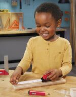 Little Tikes Creative Construction Measure & Cut Set with 5 Accessories, Pretend Play Construction Set, for Boys and Girls Ages 3+ Years - Image 4