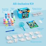 Klever Kits Glow-in-The-Dark Water Gel Kit, Magic Fairy Water Pets Toy Kit with 10 Gels(7 Glow-in-The-Dark Gels), 12 Molds, Preserving Bottle, DIY STEM Craft Kits, Arts and Crafts for Kids - Image 4
