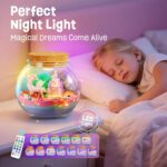 Unicorn Gifts for Girls - Light Up Terrarium Kit for Kids - DIY Unicorn Toys for Girls Age 4 5 6 7 8-12 Year Old, Arts and Crafts Kit for Kids, Christmas Halloween Birthday Gifts - Image 6