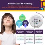 Special Supplies Mindfulness Guided Breathing Exercises, Nightlight Mode, Guided Daily Visual Relaxation and Restful Sleep for Kids or Adults, Color Changing Nightlight - Image 3
