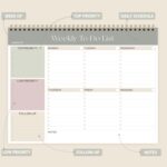 Weekly To Do List Notepad, Undated Planner with 52 Sheets (8.5''x11''), Desk Weekly Planner for Women & Man, Home School & Work - Image 3
