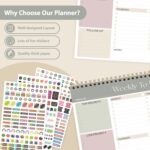 Weekly To Do List Notepad, Undated Planner with 52 Sheets (8.5''x11''), Desk Weekly Planner for Women & Man, Home School & Work - Image 7