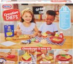 Little Tikes Creative Chefs Cheeseburger and Fries Kit with 22 Accessories, Pretend Play Cooking Set, for Boys and Girls Ages 3+ Years - Image 8