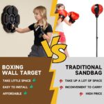 Bruce & Shark Smart Music Boxing Machine for Kids Adults, Wall Mounted LED Rhythm Punch Pad with Bluetooth, Boxing Trainer with Gloves for Home Family Fitness - Image 3