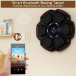 Bruce & Shark Smart Music Boxing Machine for Kids Adults, Wall Mounted LED Rhythm Punch Pad with Bluetooth, Boxing Trainer with Gloves for Home Family Fitness - Image 4