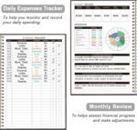 Budget Planner - Monthly Budget Book Undated with Expense & Bill Tracker - Undated 12 Month Financial Planner/Account Book calendar organizer to Take Control of Your Money - Image 7
