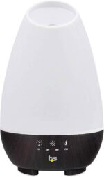 HealthSmart 500ML Essential Oil Diffuser for Large Rooms, Cool Mist Humidifier and Aromatherapy Diffuser, Adjustable Timer, Mist Mode and 7 LED Light Colors, White (Pack of 1) - Image 5