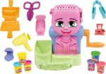 Play-Doh Hair Stylin' Salon Playset with 6 Cans, Pretend Play Toys for Girls and Boys Ages 3 and Up - Image 8